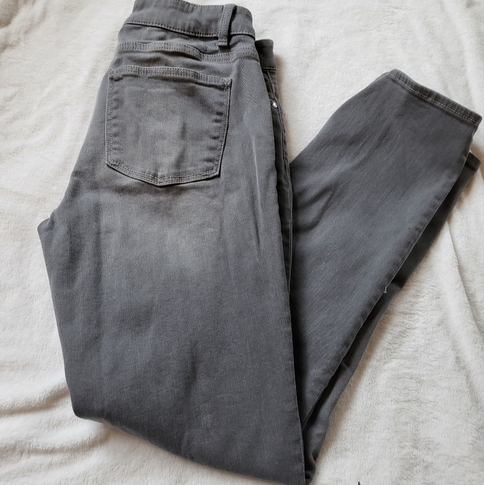 Talbots signature ankle sz 6 gray jeans